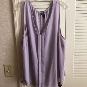 Plus size tank top blouse